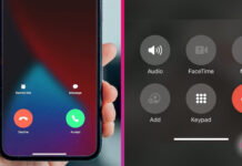 Tlačidlo pre ukončenie hovoru v iOS 17