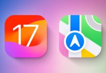 iOS 17 mapy