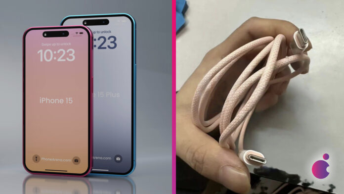 iPhone 15 pletený kábel iPhone 15 pletený kábel