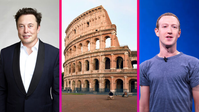 Elon Musk vs Mark Zuckerberg Koloseum