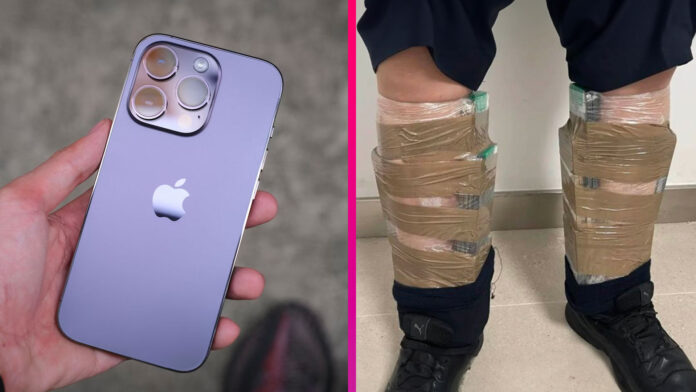 68 iphonov prilepených ku nohám 68 iphonov prilepených ku nohám