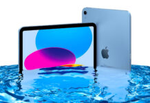 iPad pod vodou