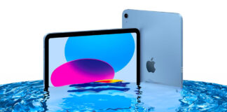 iPad pod vodou