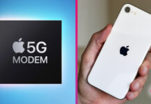 5G modem iPhone SE