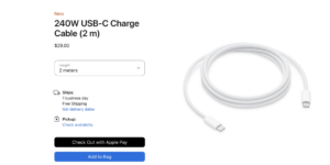 USB-C iPhone kábel