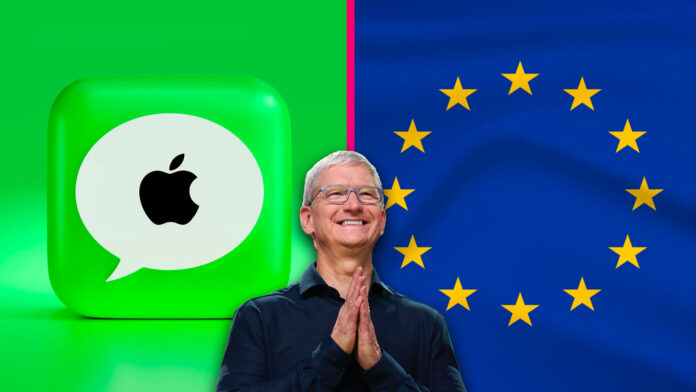 Apple EÚ iMessage Tim Cook