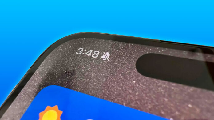 iPhone 15 pro tichý režim ikona iPhone 15 pro tichý režim ikona