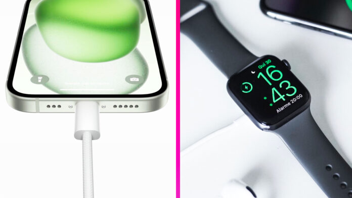 iPhone 15 USB-C Apple Watch iPhone 15 USB-C Apple Watch