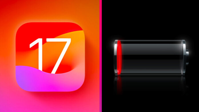 iOS 17 výdrž batérie