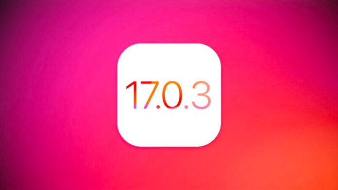 ios 17.0.3 ios 17.0.3