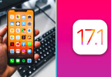 iPhone a iOS 17.1