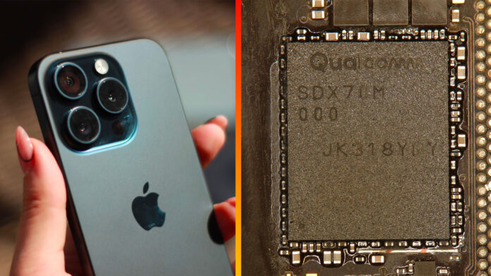 iPhone 15 Pro 5G modem iPhone 15 Pro 5G modem
