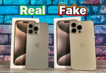 originál vs fake iphone