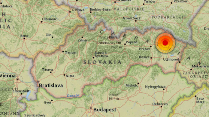 Zemetrasenie slovensko Zemetrasenie slovensko