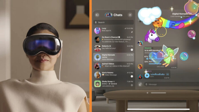 Telegram Apple Vision Pro Telegram Apple Vision Pro