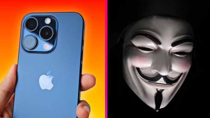 iPhone a anonymous