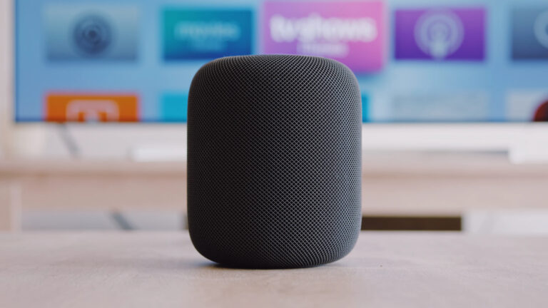 HomePod v čiernej farbe