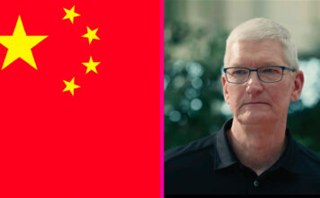 Apple čína tim cook