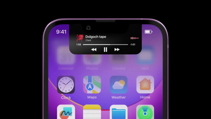 iPhone dynamic island