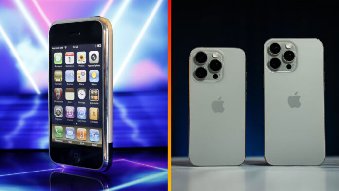 iPhone 2G a iPhone 16 Pro / 16 Pro Max