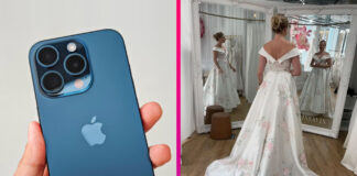 iPhone chyba fotenie svadobné šaty