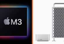 Mac pro a Mac Studio s čipom Apple Silicon M3