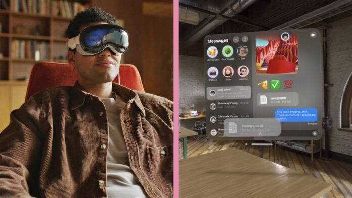 Apple Vision Pro headset