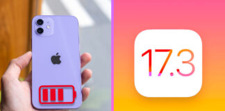 iPhone výdrž batérie ioS 17.3