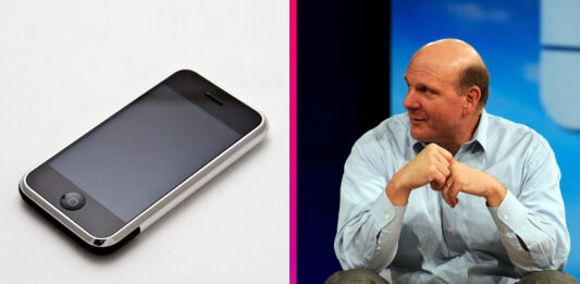iPhone a Steve Balmer