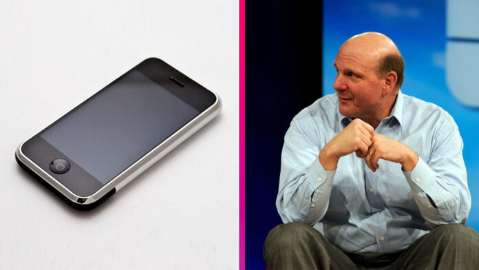 iPhone a Steve Balmer