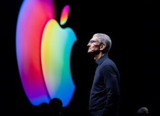 Tim Cook na tajnej porade CIA: Hrozí útok Číny na Taiwan do roku 2027? Tim Cook Apple Logo