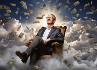 Tim Cook peniaze padajú z neba