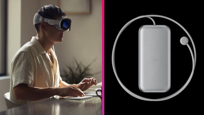 Apple Vision Pro batéria