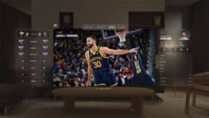 Aplikácia NBA pre Apple Vision Pro