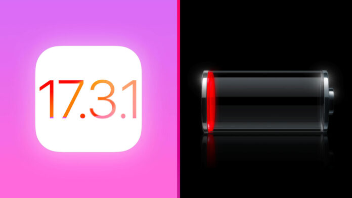 iOS 17.3.1 výdrž batérie