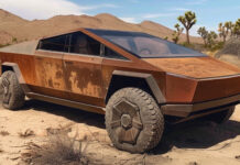 Tesla Cybertruck hrdza