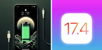 iOS 17.4 stav batérie