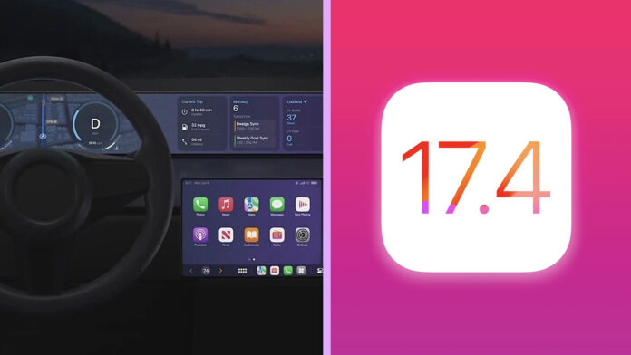 Apple Carplay aktualizácia iOS 17.4