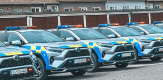 Polícia hybridné vozidlá