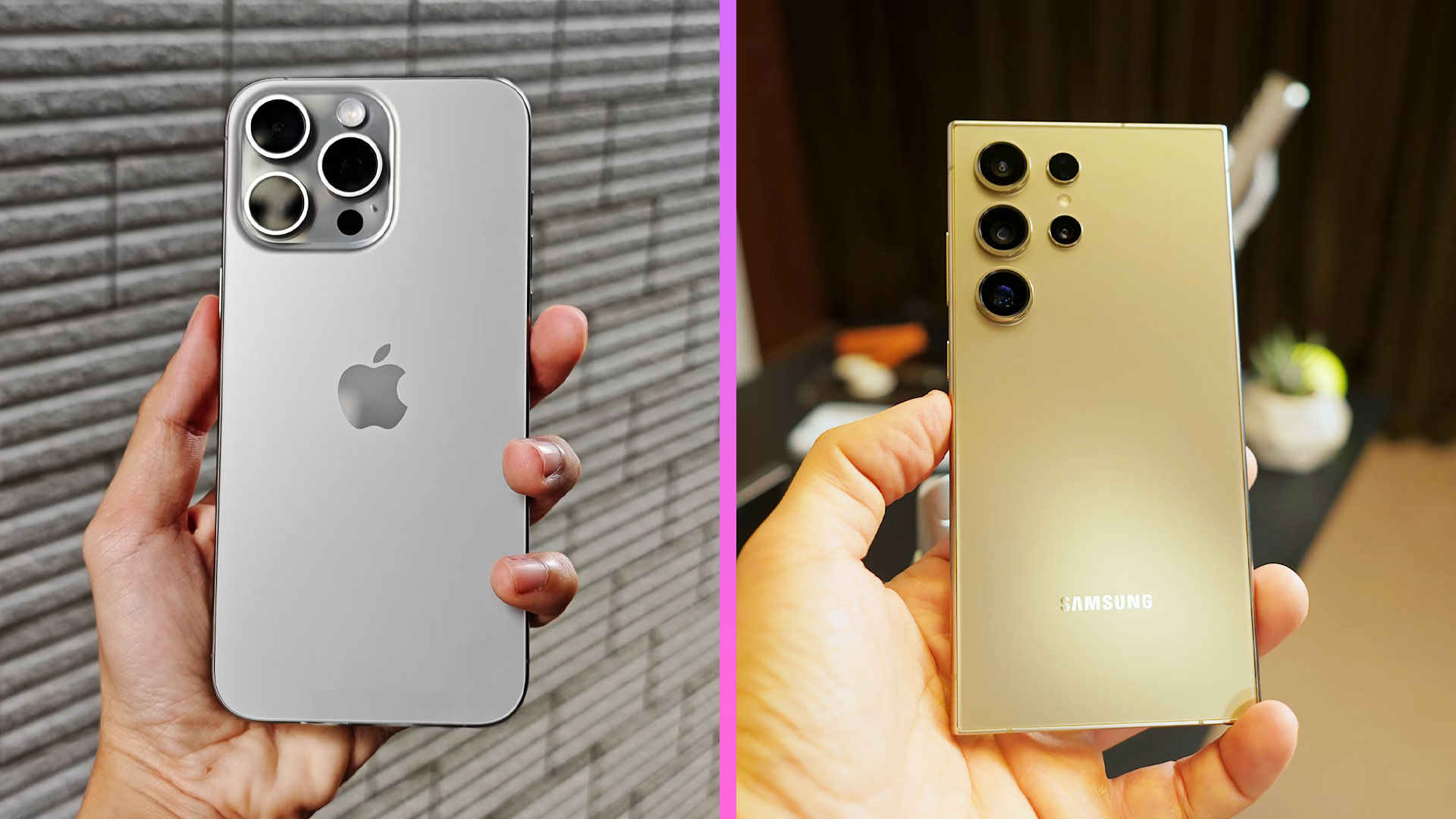 iPhone 15 Pro Max vs Samsung Galaxy S24 Ultra