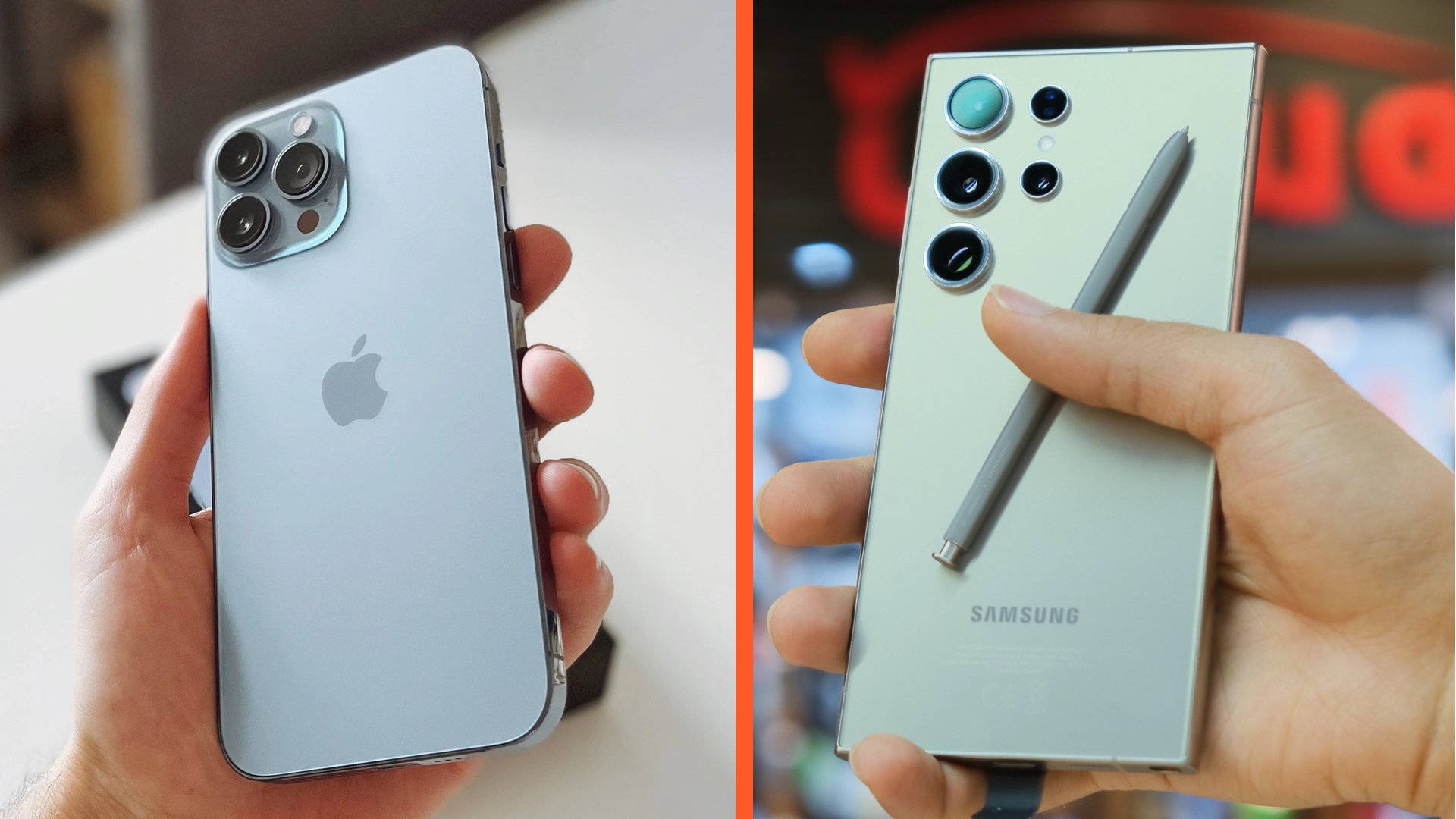 iPhone 15 Pro Max vs. Samsung Galaxy