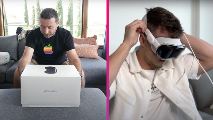 Apple Vision Pro unboxing