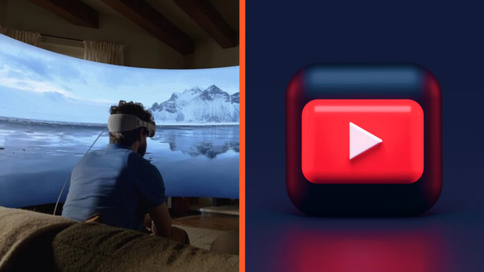 Apple Vision Pro aplikácia YouTube