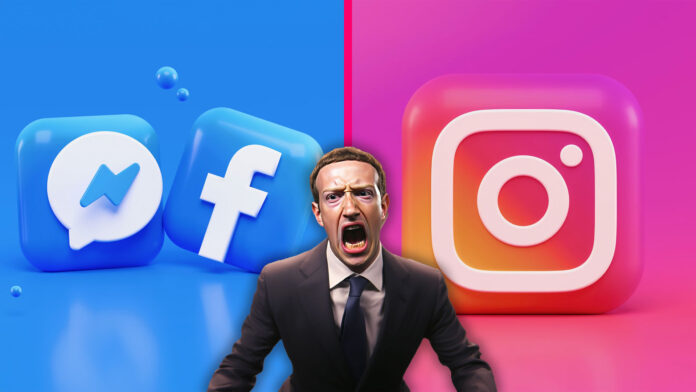 Facebook / Instagram / Mark Zuckerberg nahnevaný