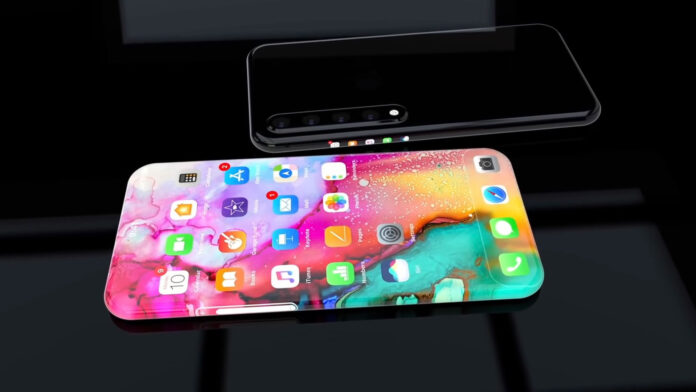 iPhone 360 displej koncept