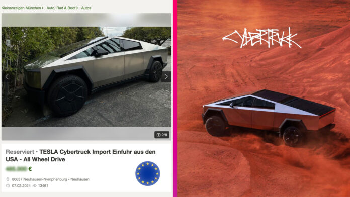 Tesla Cybertruck Európa