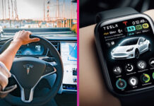 Aplikácia Tesla pre Apple Watch