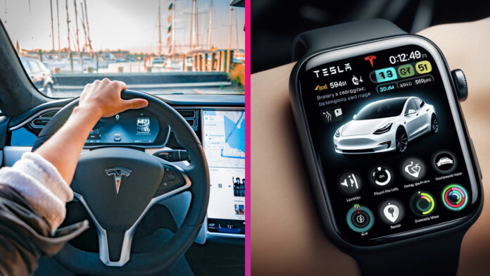 Aplikácia Tesla pre Apple Watch Aplikácia Tesla pre Apple Watch