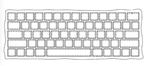 Patent pre klávesnicu MacBooku