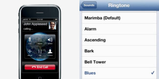 iPhone zvonenia